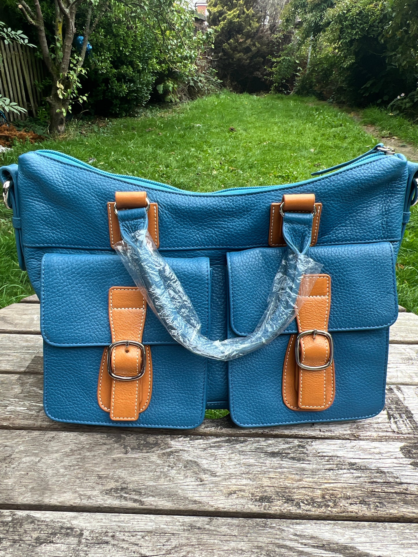 Handmade Genuine Leather Tote Bag For Women. Crossbody Shoulder Bag for Ladies