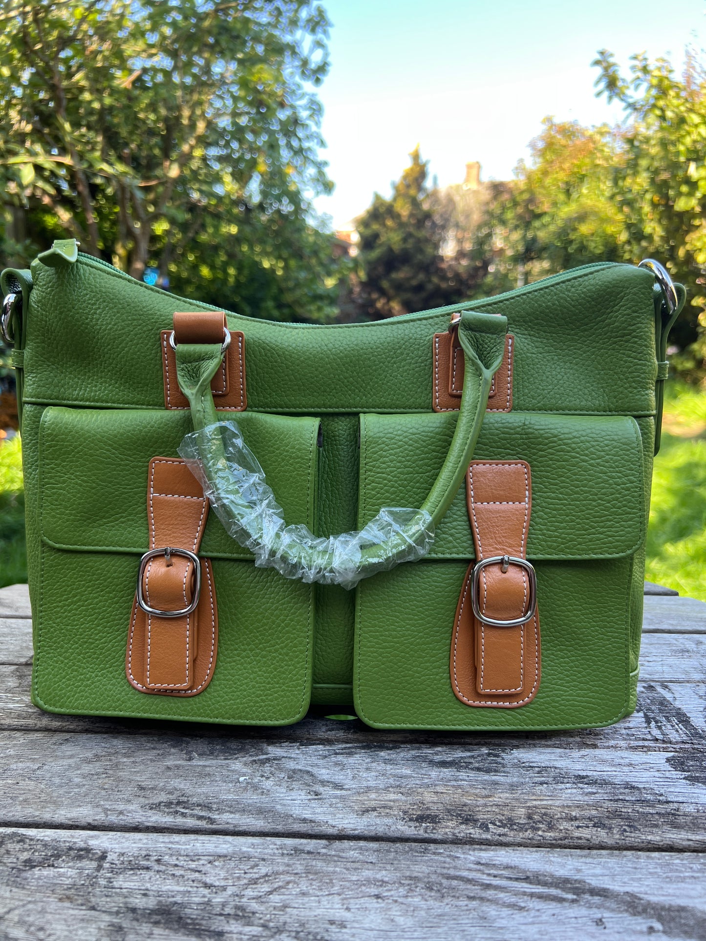 Handmade Genuine Leather Tote Bag. Crossbody Shoulder Luxury Tote Bg for Women