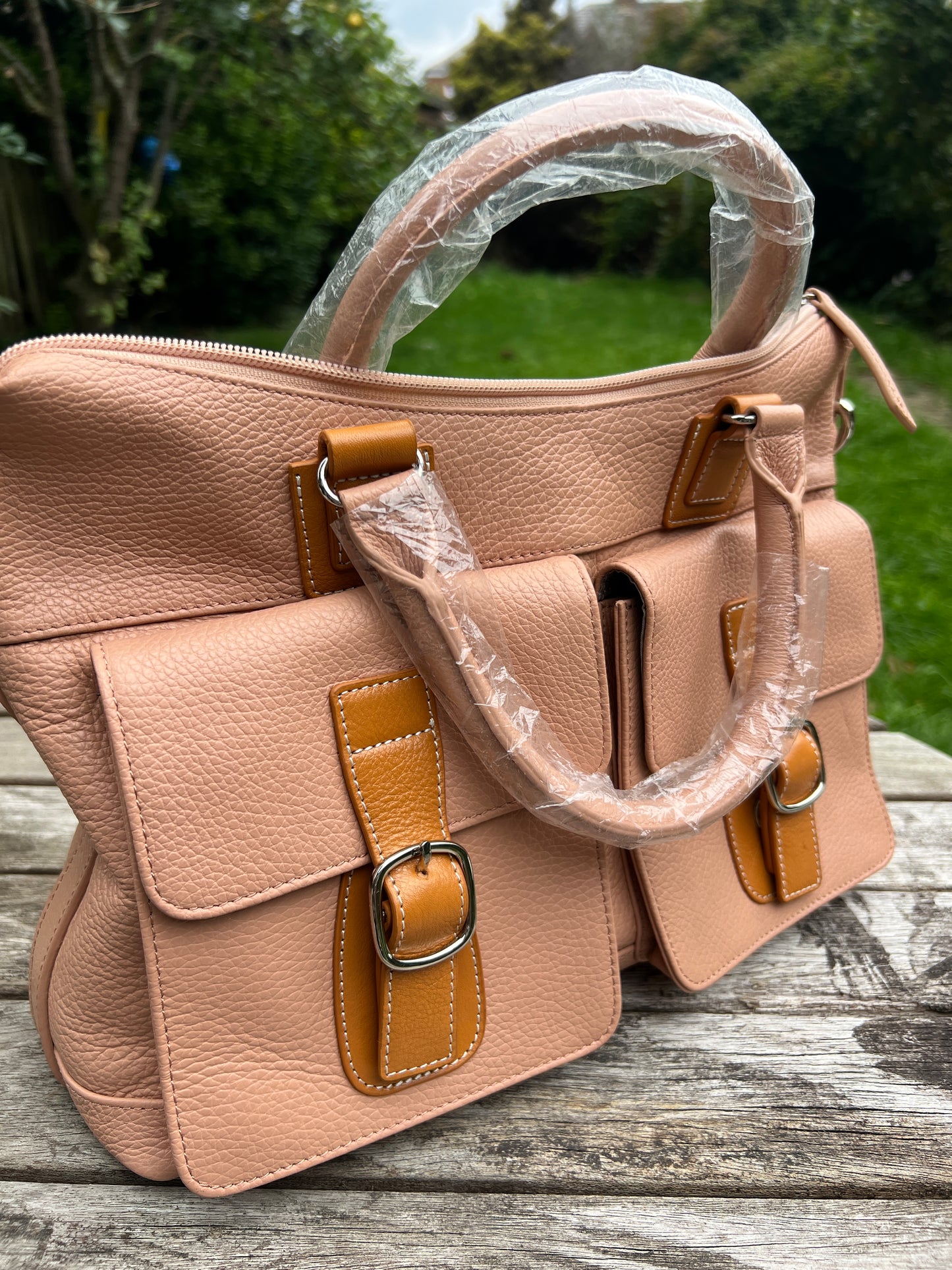 Luxury Tote Bag, Genuine Leather Crossbody Shoulder Handbag for Women