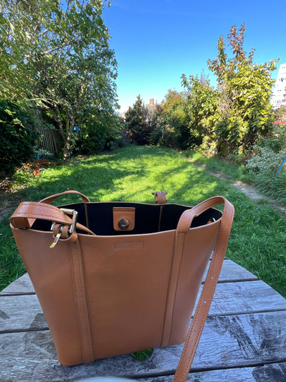 Tote Bag, Full Grain Leather Bags for Women. Unique Leather Shoulder Bag for Ladies