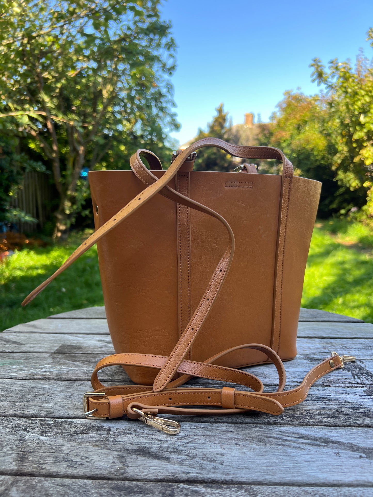 Full Grain Leather Bags for Women. Unique Leather Shoulder Bag for Ladies