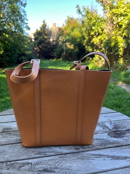 Tote Bag, Full Grain Leather Bags for Women. Unique Leather Shoulder Bag for Ladies