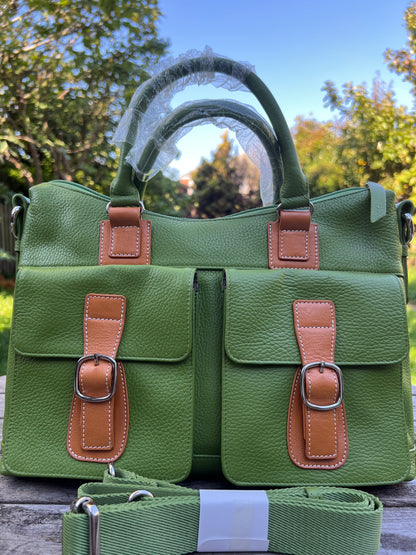 Bag, Leather Tote Bag. Cross Body  Luxury Tote Bag for Women