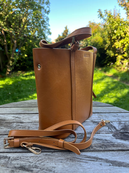 Tote Bag, Full Grain Leather Bags for Women. Unique Leather Shoulder Bag for Ladies