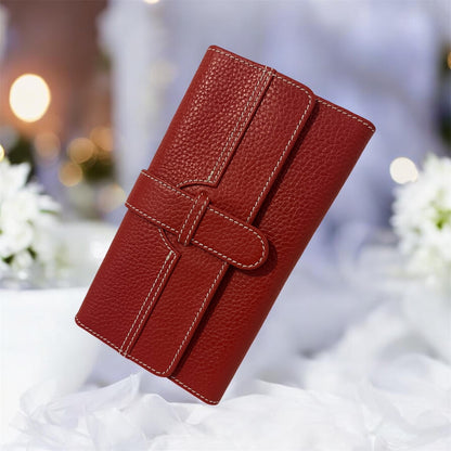 Leather Purse for women, Genuine Leather Wallet for Ladies