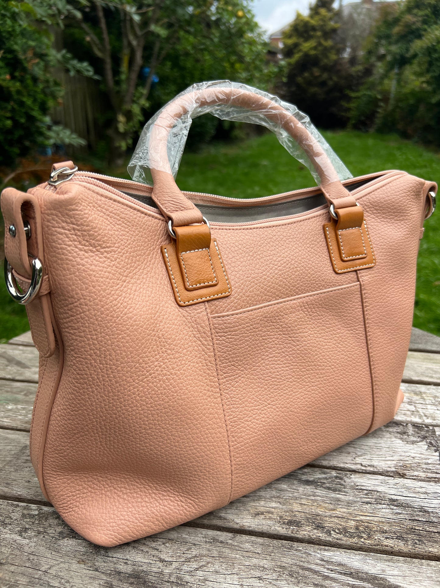 Luxury Tote Bag, Genuine Leather Crossbody Shoulder Handbag for Women