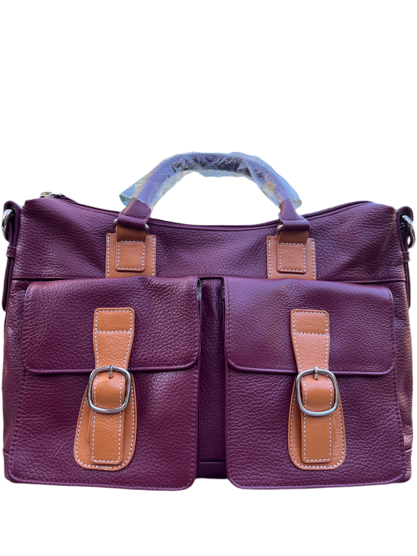 Genuine Leather Tote Bag for Women. Crossbody Shoulder Luxury Tote Bag for Ladies