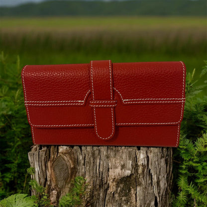 Leather Purse for women, Genuine Leather Wallet for Ladies