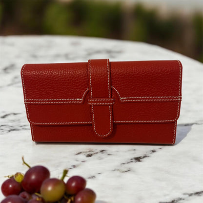 Leather Purse for women, Genuine Leather Wallet for Ladies