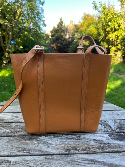 Tote Bag, Full Grain Leather Bags for Women. Unique Leather Shoulder Bag for Ladies