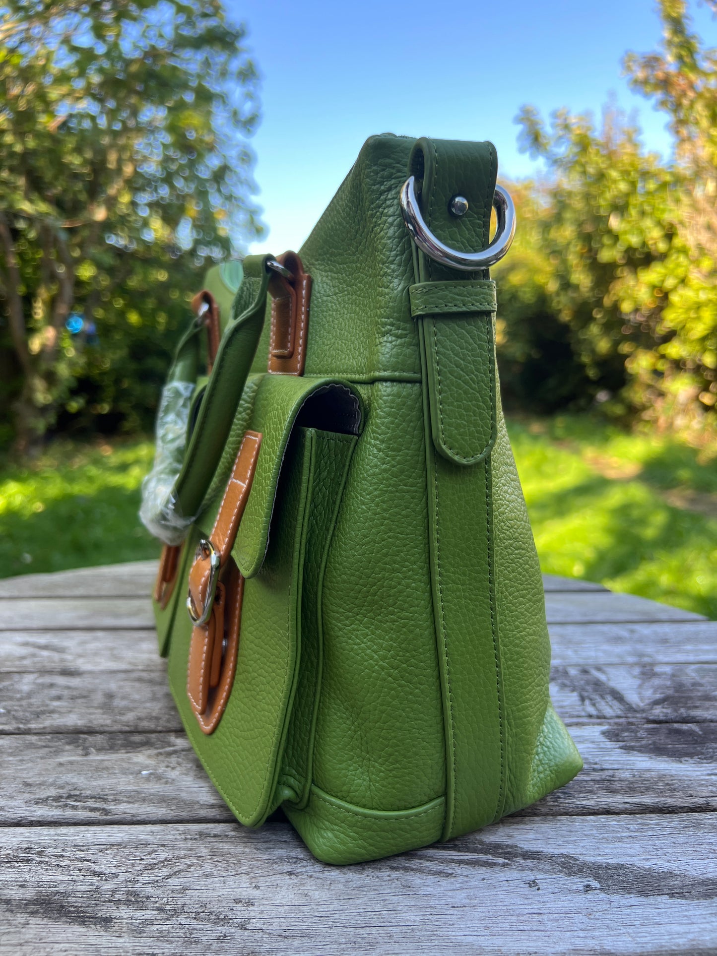 Handmade Genuine Leather Tote Bag. Crossbody Shoulder Luxury Tote Bg for Women