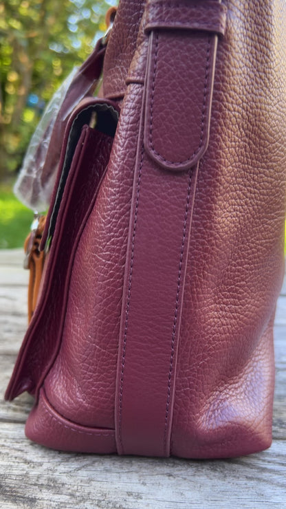 Genuine Leather Tote Bag for Women. Crossbody Shoulder Luxury Tote Bag for Ladies