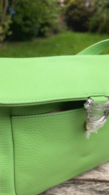 Small Handmade Leather Crossbody Purses, Luxury Leather Bag for Women